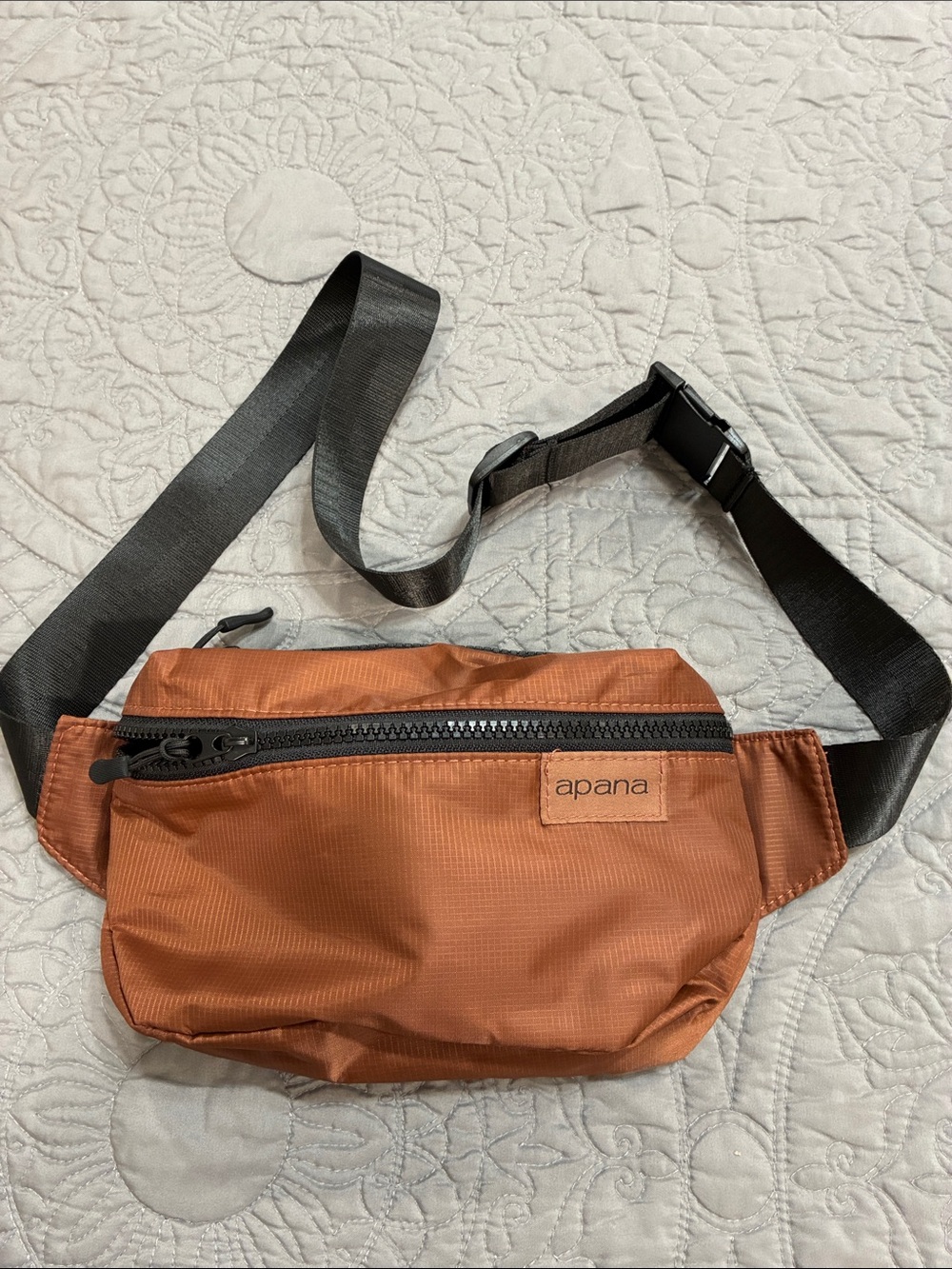 *3 for $10* Apana brown sling bag- Compact Hands-Free Hip Pack